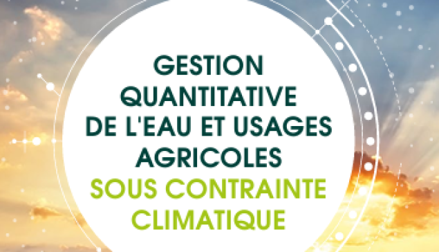 Gestion quantitative de l'eau et usages agricoles sous contrainte climatique